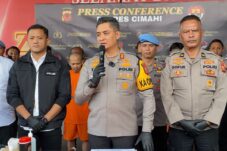 Press Conference Kapolres Cimahi pada penangkapan kasus curanmor, Selasa (23/7/2024)